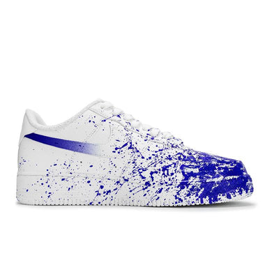 Custom The scene of the same imagination for and Air Force 1 White Blue – hand-painted custom sneakers | DiySneakers