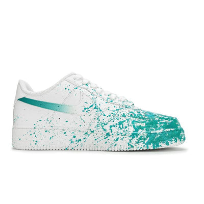 Custom Free scene for and Air Force 1 White Green – custom sneakers view 2 | DiySneakers