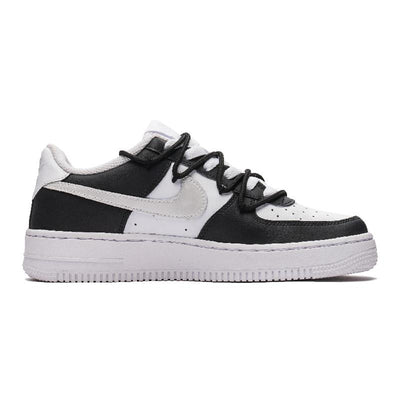 Custom Venom Double Hook black and White Air Force 1 Black/White – custom sneakers view 2 | DiySneakers