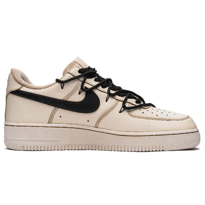 Custom street graffiti in black and brown Air Force 1 Black/Brown – custom sneakers view 2 | DiySneakers