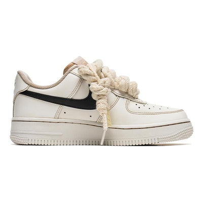 Custom coffee dyeing A-BOX Air Force 1 – custom sneakers view 2 | DiySneakers