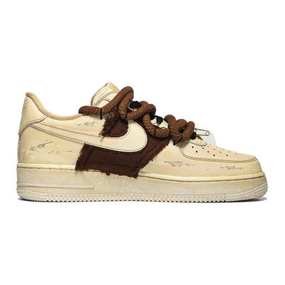 Custom Male style fallen leaves Air Force 1 – custom sneakers view 2 | DiySneakers