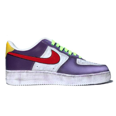 Custom Clown graffiti Air Force 1 – custom sneakers view 2 | DiySneakers