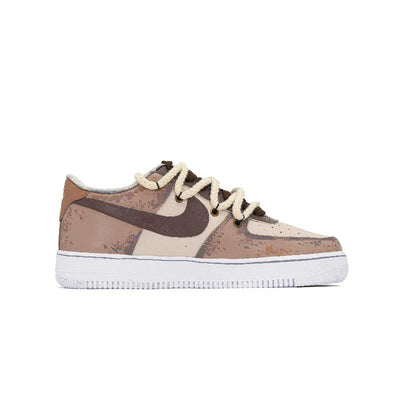 Custom Urban camouflage for and in brown Air Force 1 Brown/Beige – custom sneakers view 2 | DiySneakers