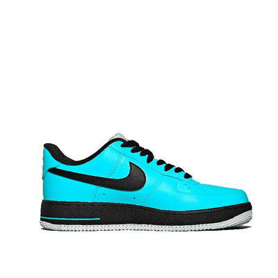 Custom Cool and refreshing mint Air Force 1 Blue/Black – custom sneakers view 2 | DiySneakers