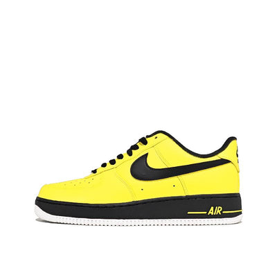 Custom Yellow Alert Air Force 1 Yellow – custom sneakers view 2 | DiySneakers