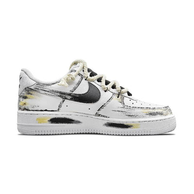 Custom Qiang Flute Willow Air Force 1 Black/white – custom sneakers view 2 | DiySneakers