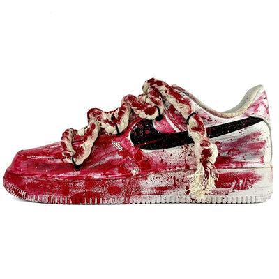 Custom Crime Scene No. 7 Air Force 1 White – custom sneakers view 2 | DiySneakers