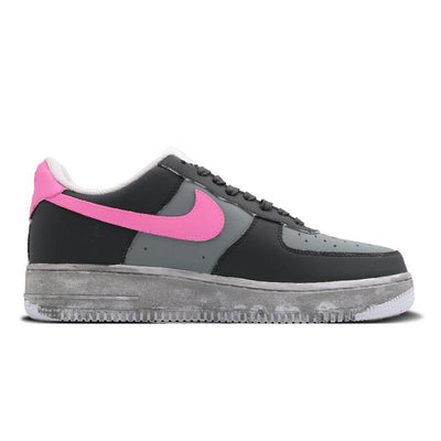 Custom Under the neon lights for Air Force 1 Black/Gray – custom sneakers view 2 | DiySneakers