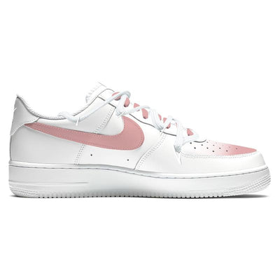 Custom Pink rose Air Force 1 Pink – custom sneakers view 2 | DiySneakers