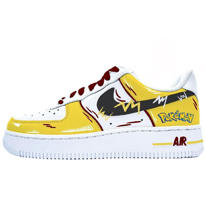 Custom Pokemon pickup truck Air Force 1 – hand-painted custom sneakers | DiySneakers