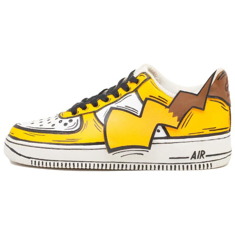 Custom Pokemon Pikachu Lightning Spirit Air Force 1 – hand-painted custom sneakers | DiySneakers