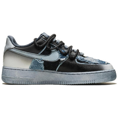 Custom Ink marks leap Air Force 1 Black – hand-painted custom sneakers | DiySneakers
