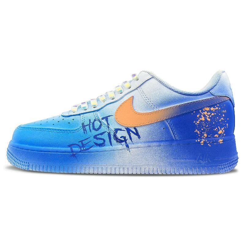 Blue Galaxy Stroll custom sneakers for men