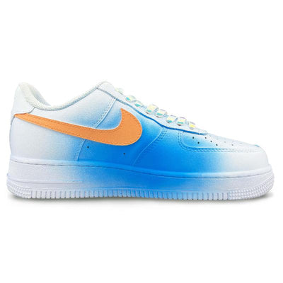 Custom Galaxy Stroll Air Force 1 Blue – hand-painted custom sneakers | DiySneakers