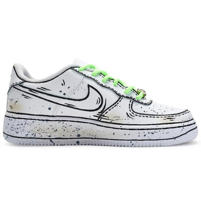 Custom Three Thousand Worlds Air Force 1 – custom sneakers view 2 | DiySneakers