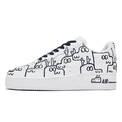 Custom Qile Longlong Air Force 1 Black – custom sneakers view 2 | DiySneakers