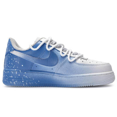Custom winter fireworks Air Force 1 – hand-painted custom sneakers | DiySneakers