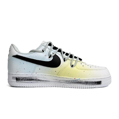 Custom Daisy Appointment black and White style Air Force 1 – custom sneakers view 2 | DiySneakers