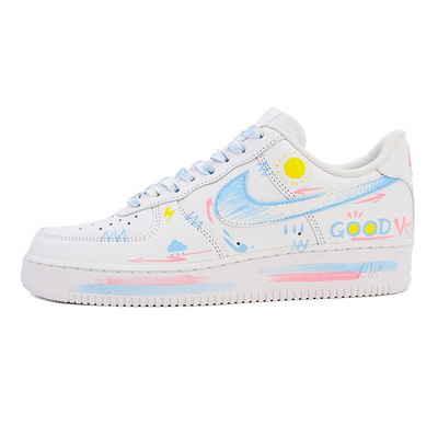 Custom Weather Forecast A070 Air Force 1 – custom sneakers view 2 | DiySneakers