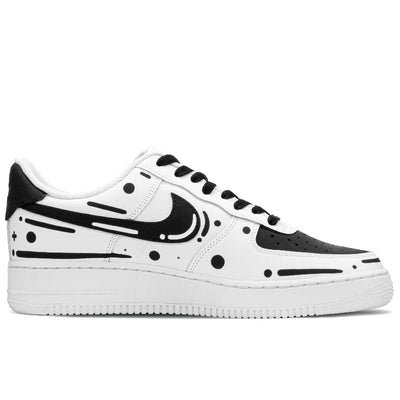 Custom AF Art Link Air Force 1 White/Black – custom sneakers view 2 | DiySneakers