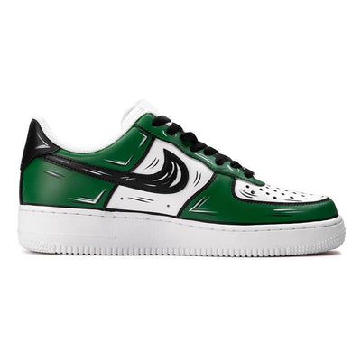 Custom Celtic 2D green and white Air Force 1 Green/White – custom sneakers view 2 | DiySneakers