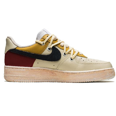 Custom Yuedong Orange Color Air Force 1 Beige/yellow/red – custom sneakers view 2 | DiySneakers