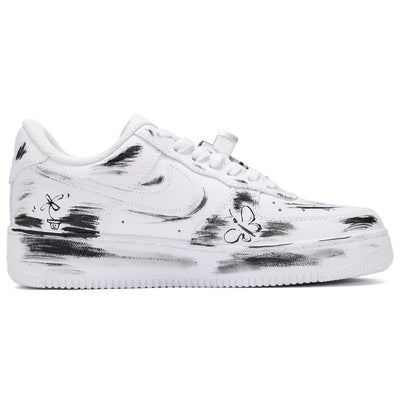 Custom Perfect holiday for both and Air Force 1 Black/White/Pink – custom sneakers view 2 | DiySneakers