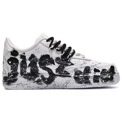 Custom The male style has black and white arrows Air Force 1 – custom sneakers view 2 | DiySneakers