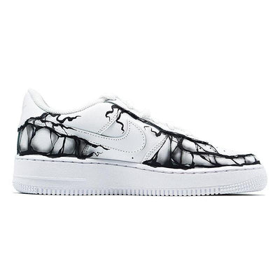 Custom hand-painted venom Air Force 1 – hand-painted custom sneakers | DiySneakers