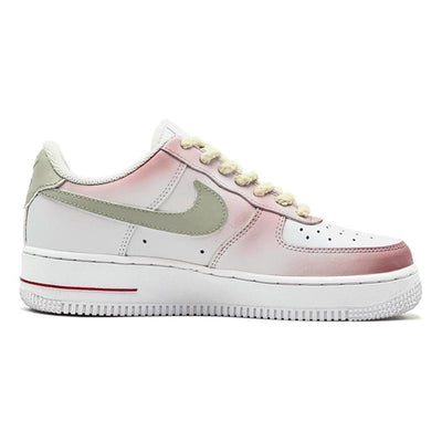 Custom Quine Air Force 1 White/powder – hand-painted custom sneakers | DiySneakers
