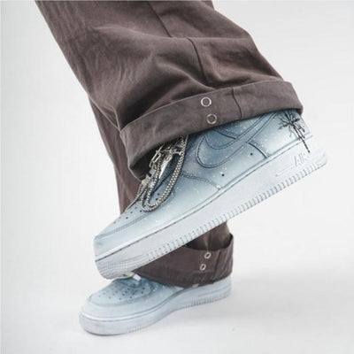 Custom rose boy sneakers Air Force 1 – custom sneakers view 2 | DiySneakers