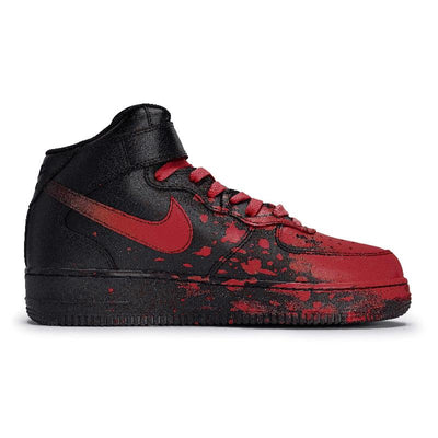 Custom Male and female Interstellar Flow Light Red Air Force 1 Red – custom sneakers view 2 | DiySneakers