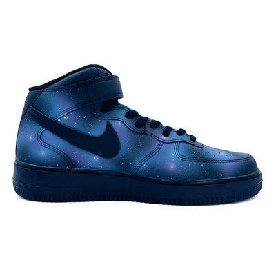Custom Kongyi Starry Sky Series A019 Air Force 1 Blue – custom sneakers view 2 | DiySneakers