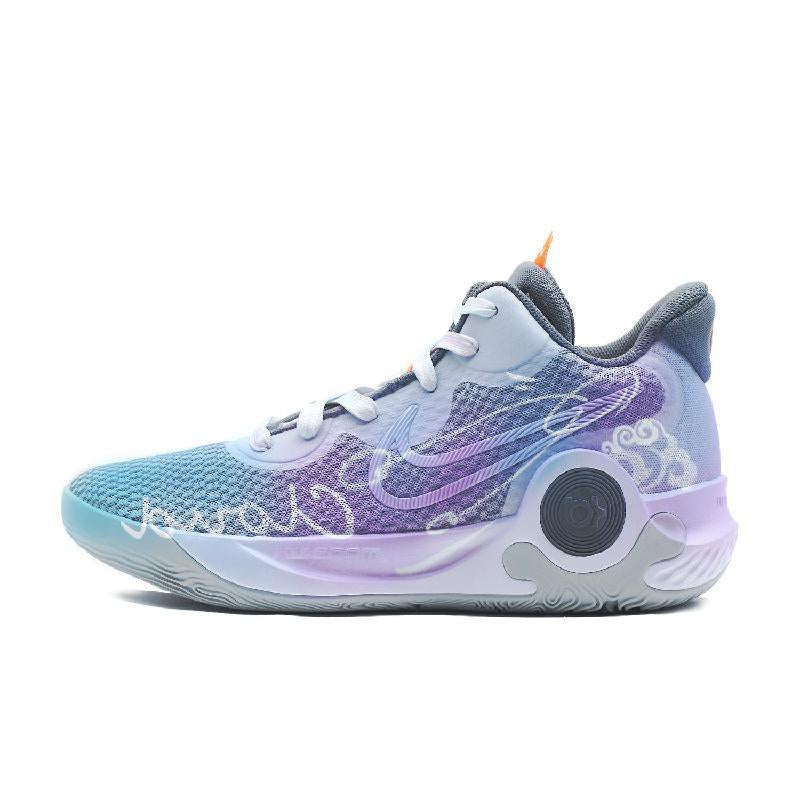 Custom Phantom KD Trey 5 IX White/Gray/Purple – hand-painted custom sneakers | DiySneakers