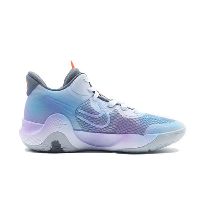 Custom Phantom KD Trey 5 IX White/Gray/Purple – custom sneakers view 2 | DiySneakers
