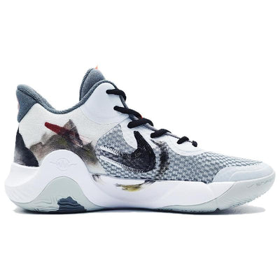 Custom Let me be free and easy KD Trey 5 IX Black/White/Grey – custom sneakers view 2 | DiySneakers