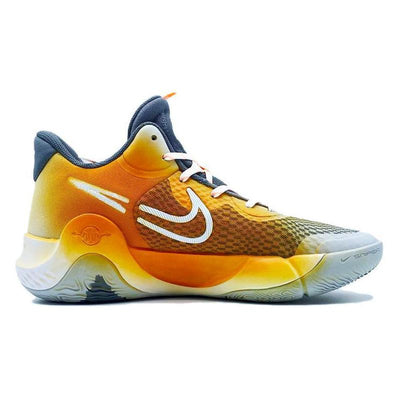 Custom Sunset Coast KD Trey 5 IX Yellow – custom sneakers view 2 | DiySneakers