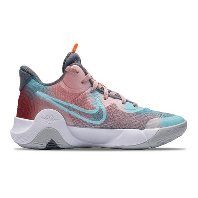 Custom Sunset flight KD Trey 5 IX Blue – custom sneakers view 2 | DiySneakers