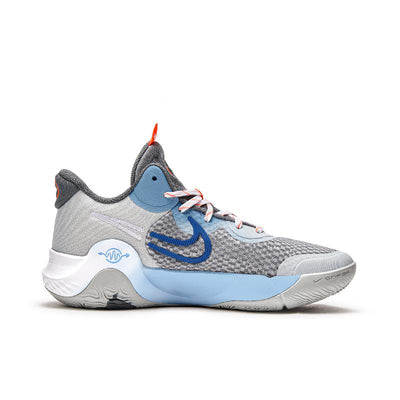 Custom "Heartless Bear" KD Trey 5 Gray/Blue – custom sneakers view 2 | DiySneakers