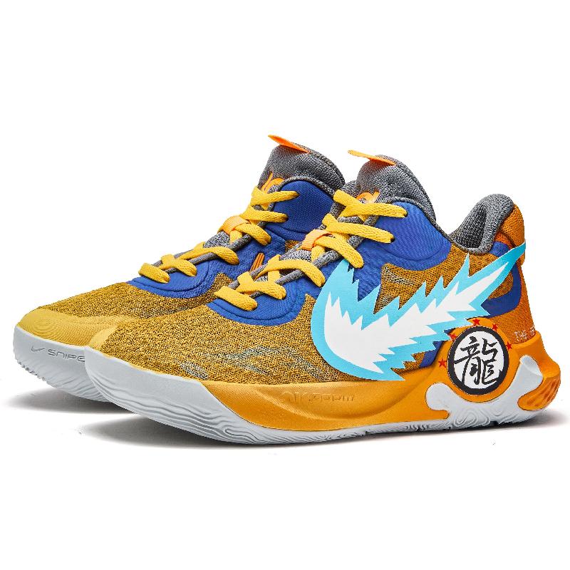 Custom Wukong KD Trey 5 Orange/blue – hand-painted custom sneakers | DiySneakers