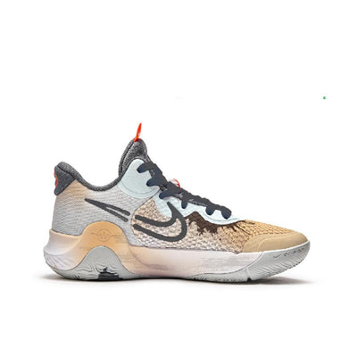 Custom Desert speed KD Trey 5 IX Orange/White – custom sneakers view 2 | DiySneakers