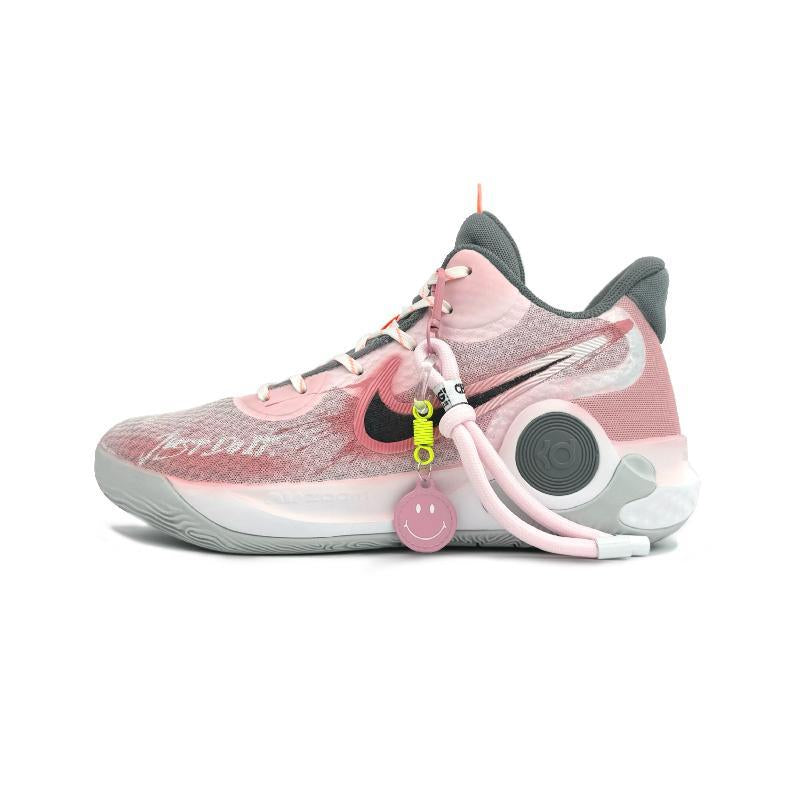 Custom Glacier Berry Blast KD Trey 5 IX Blue Pink – hand-painted custom sneakers | DiySneakers