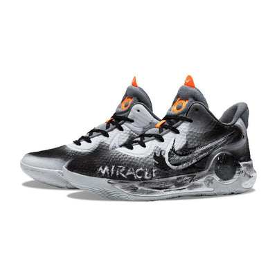 Custom Dark Messenger KD Trey 5 IX Black Gray – custom sneakers view 2 | DiySneakers