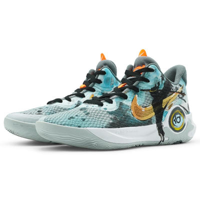 Custom Phantom Wukong KD Trey 5 IX Black/Blue/Yellow – custom sneakers view 2 | DiySneakers
