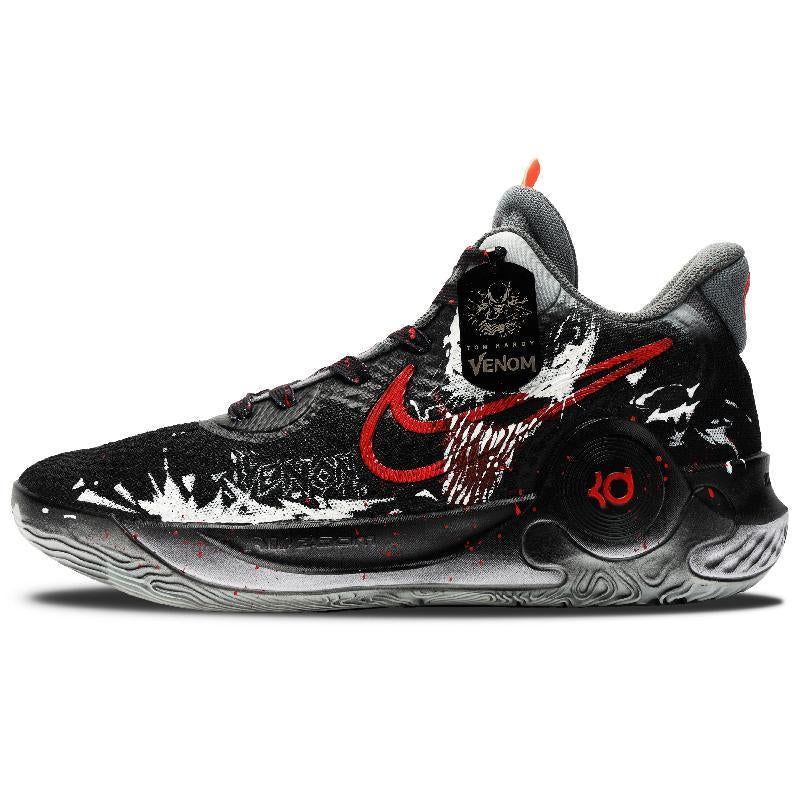 Custom Devil Angel - Venom KD Trey 5 IX Red – hand-painted custom sneakers | DiySneakers