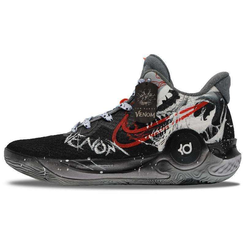 Custom Fatal Guardian KD Trey 5 IX Red – hand-painted custom sneakers | DiySneakers