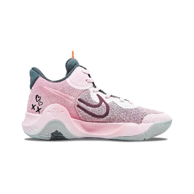 Custom Heartwarming Moment KD Trey 5 IX White – custom sneakers view 2 | DiySneakers