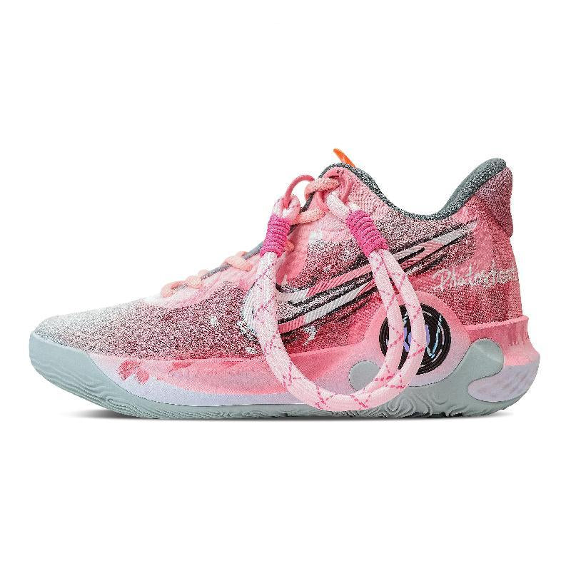 Custom Soda and red pomelo KD Trey 5 IX Pink – hand-painted custom sneakers | DiySneakers