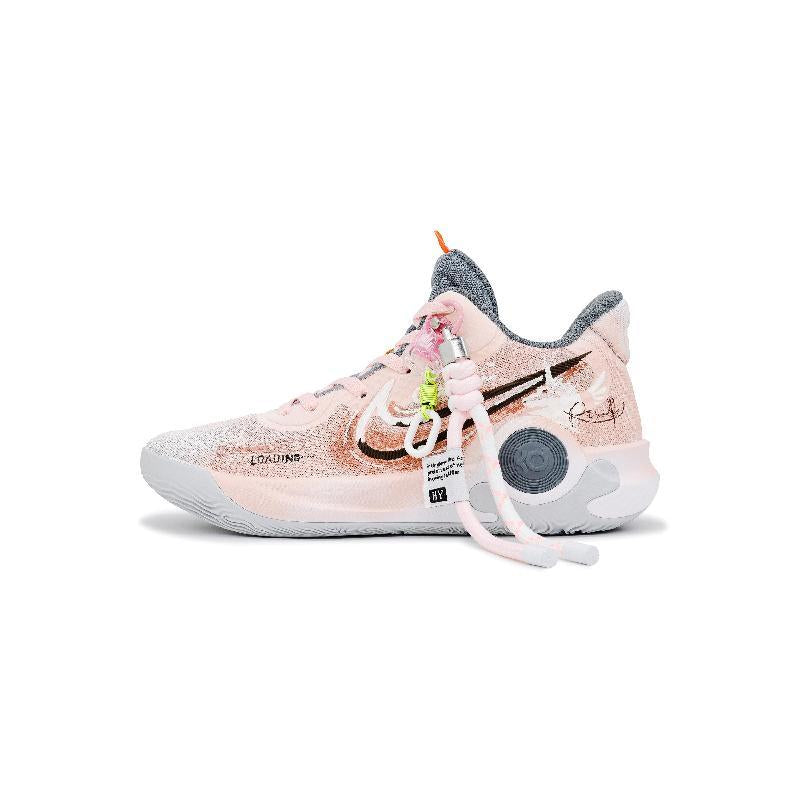 Custom The style is dazzling and dashing KD Trey 5 IX Pink – hand-painted custom sneakers | DiySneakers